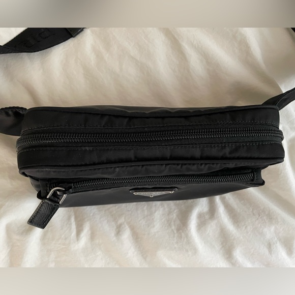 Prada Re-nylon Saffiano Leather Belt Bag - Picture 3 of 7